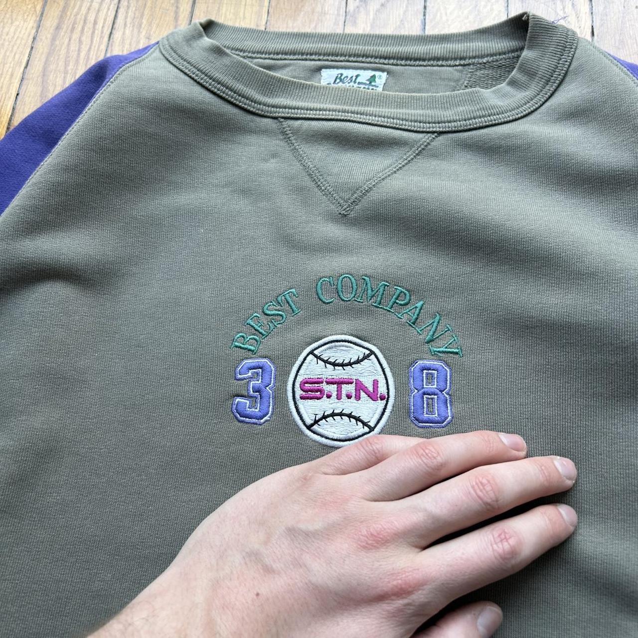 1980s Best Company Baseball Sweatshirt M