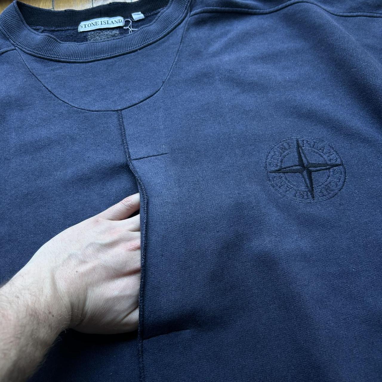 1980s Stone Island Sweatshirt Navy XL