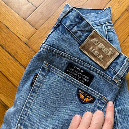 1990s Avirex Jeans Blue 30W 28L