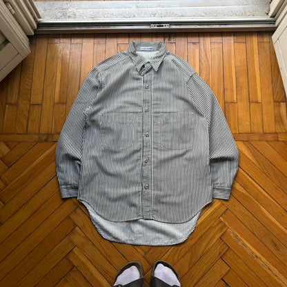 1980s Stone Island Striped Shirt S