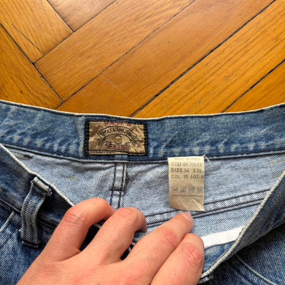 1990s Armani Jeans Blue 32W 28L