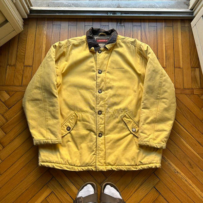 1990s Chevignon Padded Coat Yellow XL