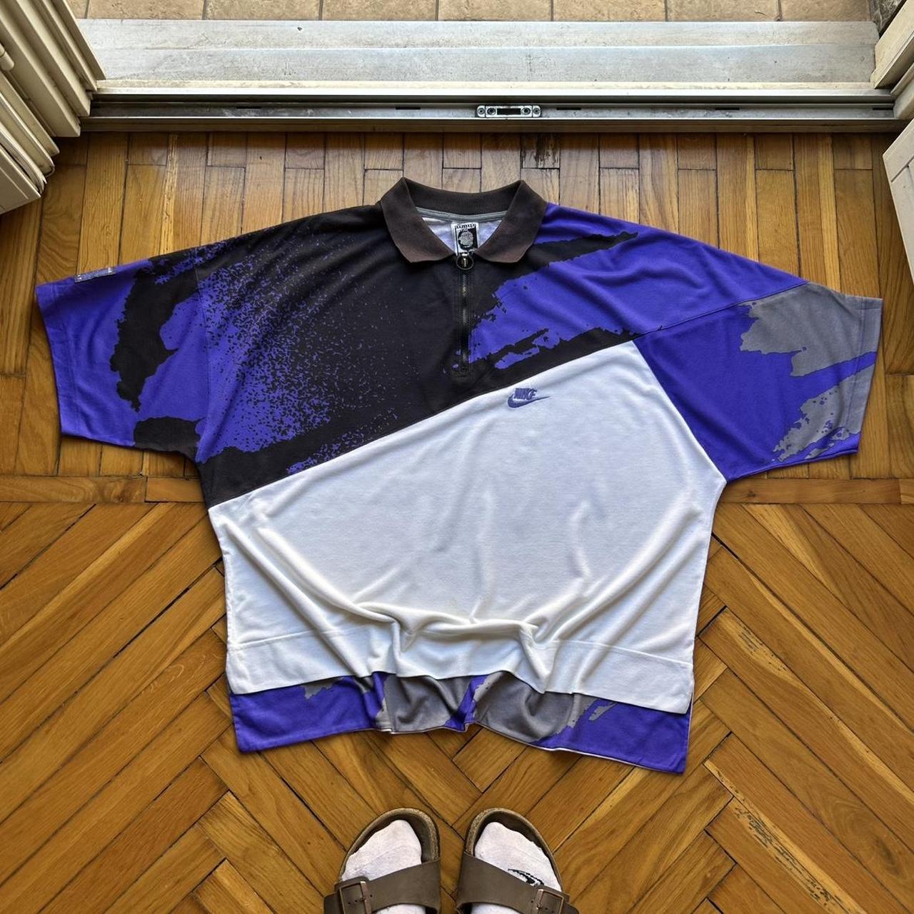 1990s Nike Challenge Court Polo Shirt L