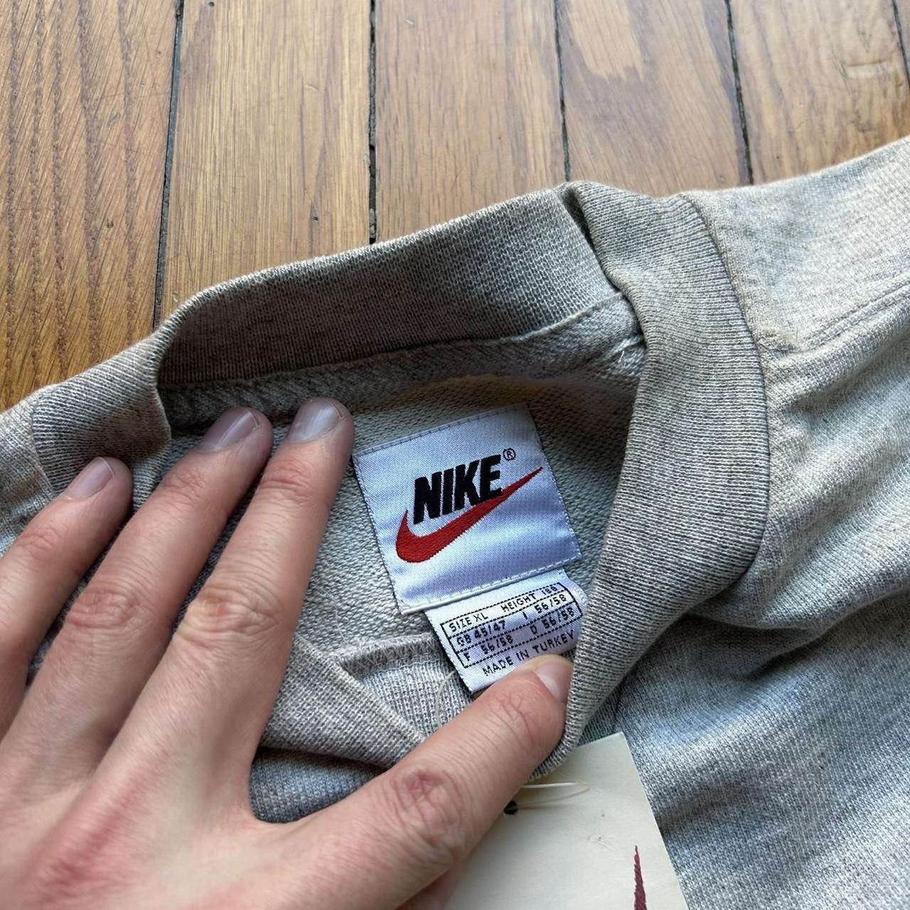 1990s BNWT Nike Sweatshirt Grey XL