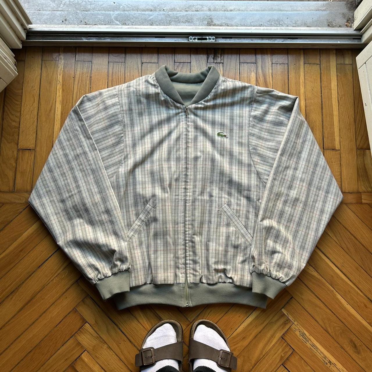 1990s Lacoste Chemise Reversible Bomber Jacket XL