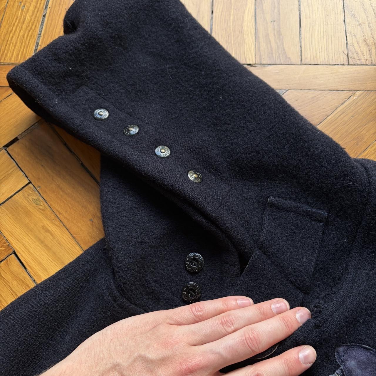 1980s Stone Island Montgomery Duffle Coat Navy L