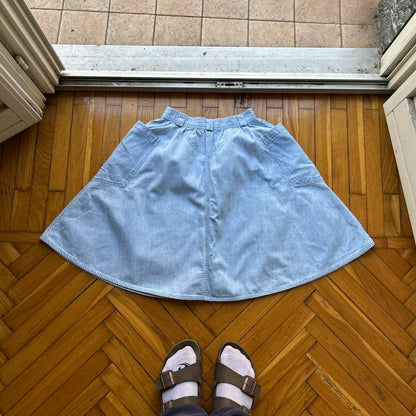 1980s Giorgio Armani Denim Skirt Women’s 24W