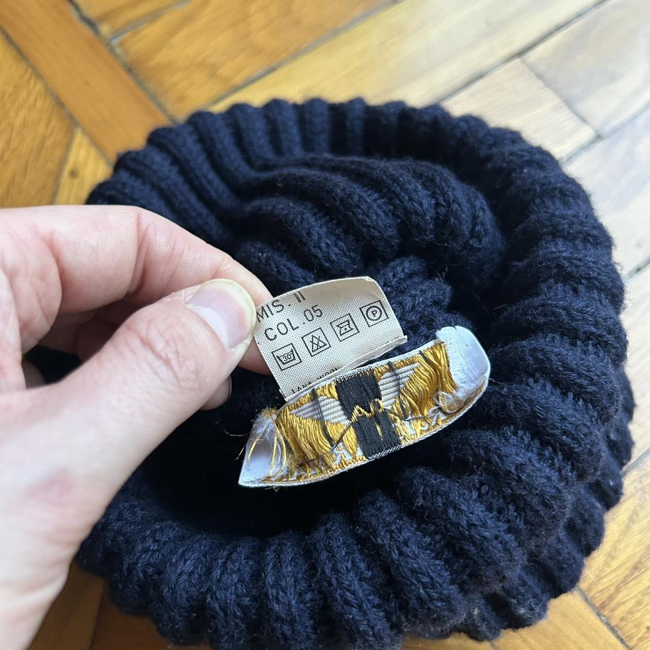 1980s Giorgio Armani Knitted Beanie Navy II