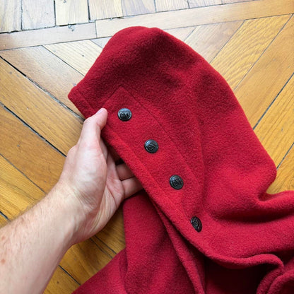 1990s Boneville Duffle Coat Red XL