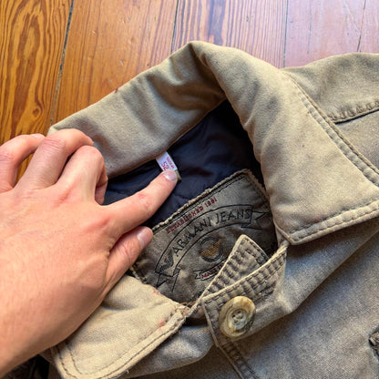 1990s Armani Jeans Coat XL