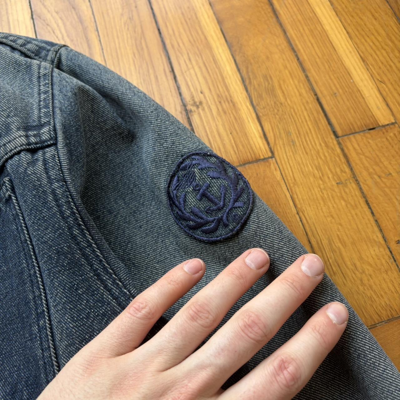 1980s Armani Jeans Mariner Denim Jacket L
