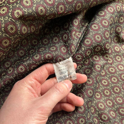 1980s Emporio Armani Leather Coat Brown S