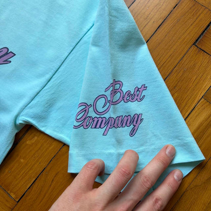 1980s Best Company T Shirt Blue S