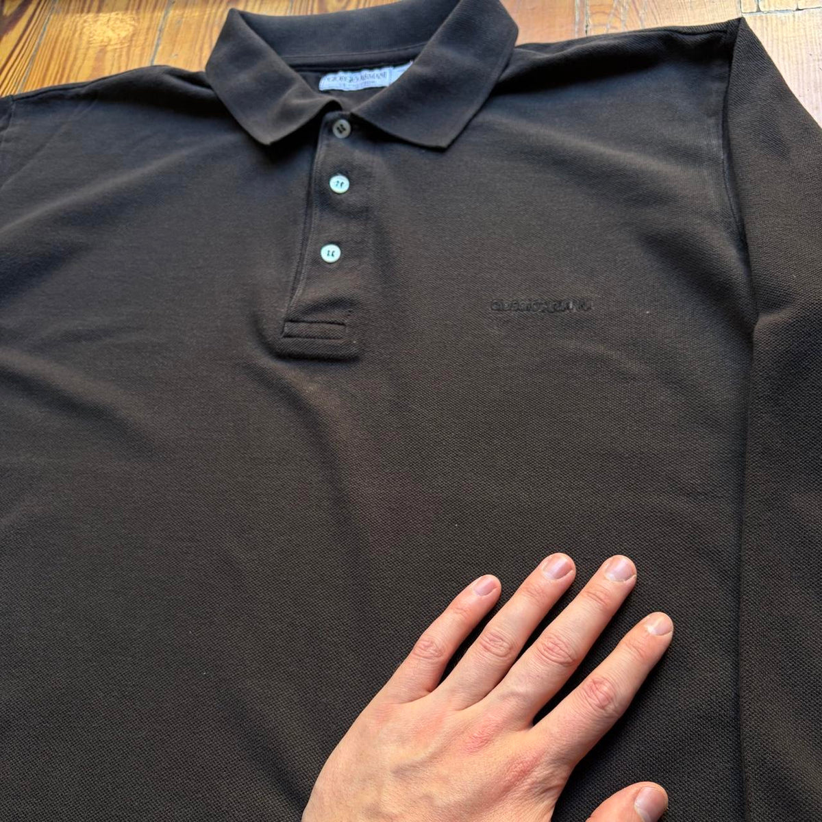 1990s Giorgio Armani Le Collezioni Polo Shirt M