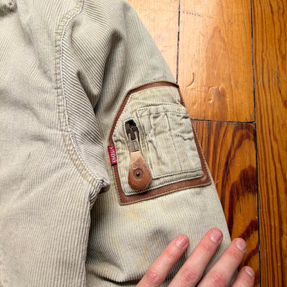 1990 Energie Reversible Bomber Jacket L
