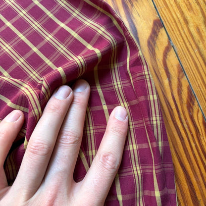 1990s Valentino Oliver Checked Shirt L