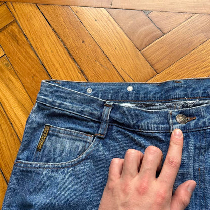 1990s Armani Jeans Blue 34W 30L