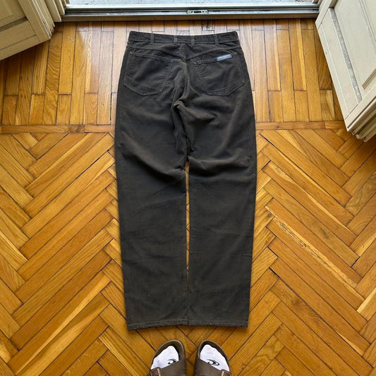 A/W 1997 Stone Island Marina Corduroy Trousers Brown 34W 32L