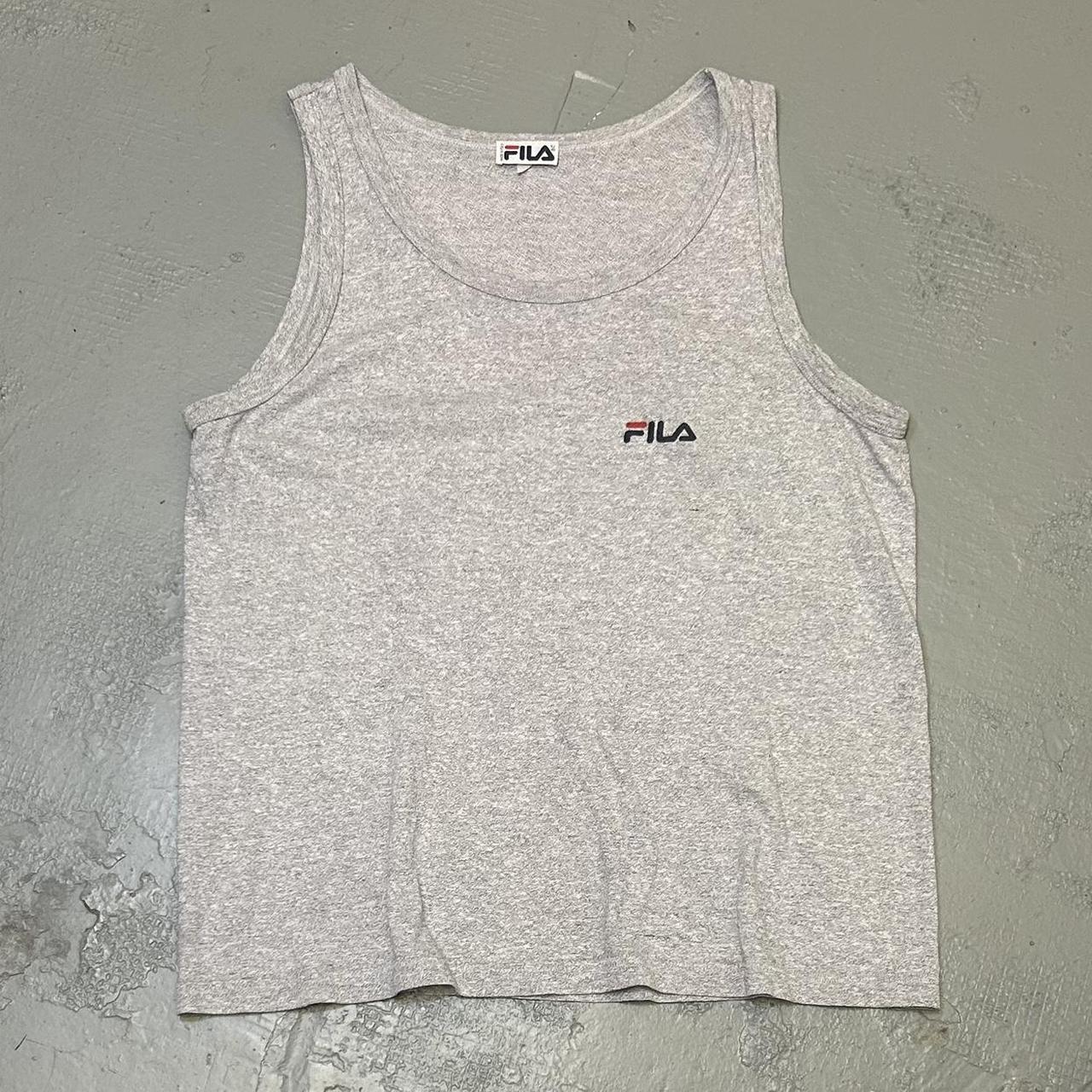 1990s Fila Vest Grey M