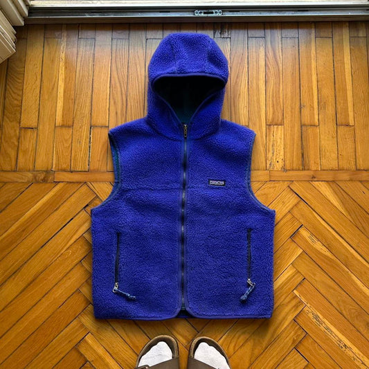1990s Patagonia Fleece Gilet Blue Women's S