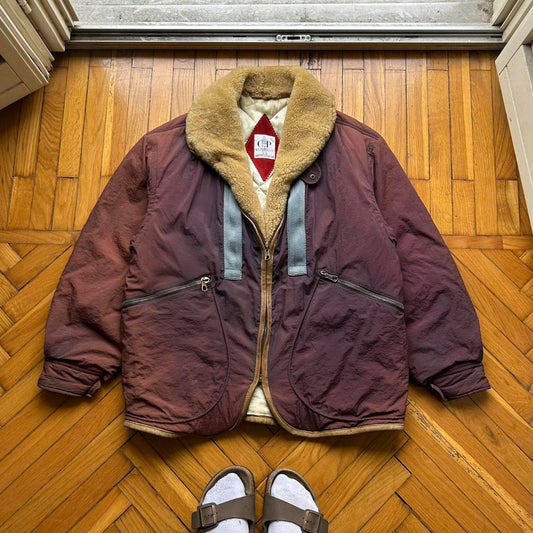 1980s CP Company Shearling Jacket L