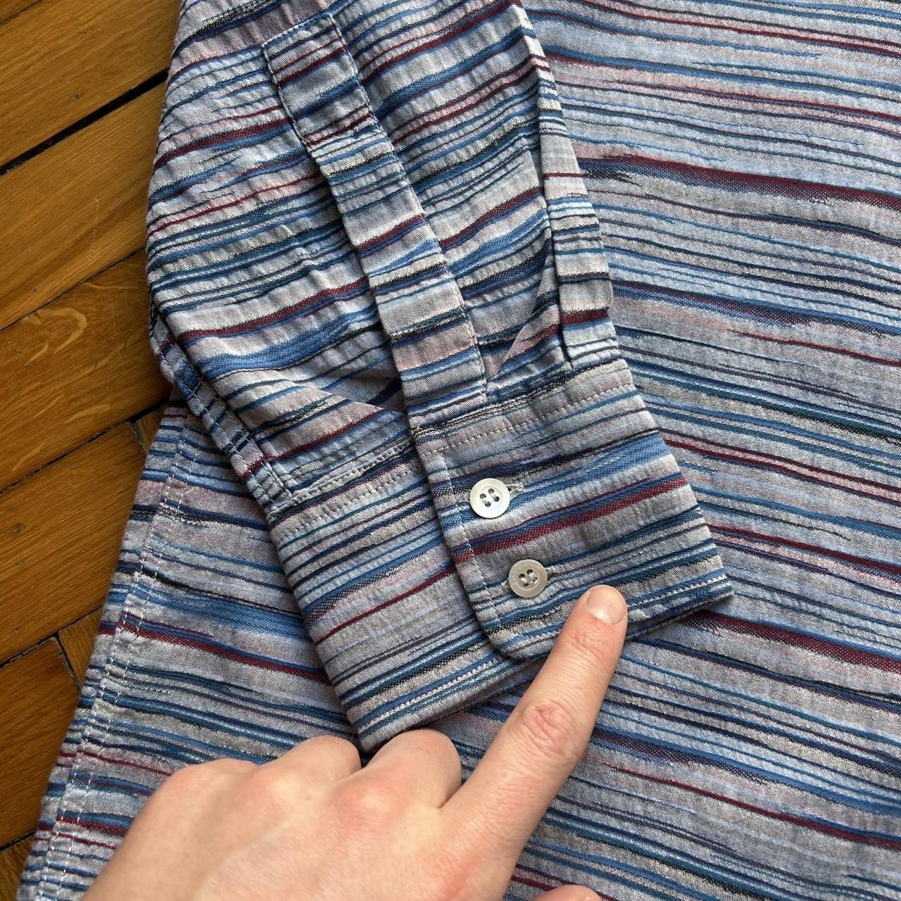 1990s Missoni Striped Shirt L