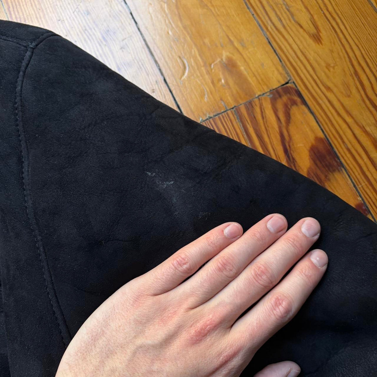 1990s Armani Jeans Suede Jacket L