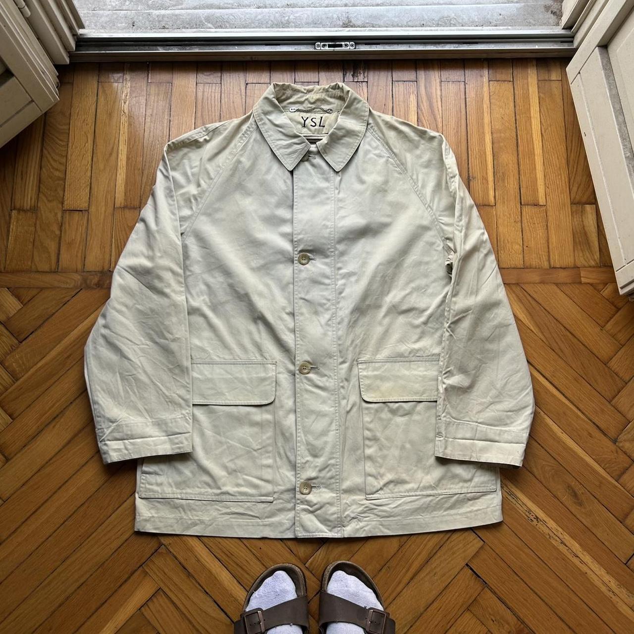 1990s Yves Saint Laurent Jacket Cream XL