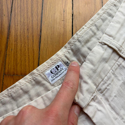 1980s CP Company Shorts Cream 36W