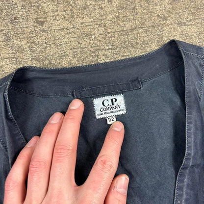 1994 CP Company Waxed Utility Vest Navy L
