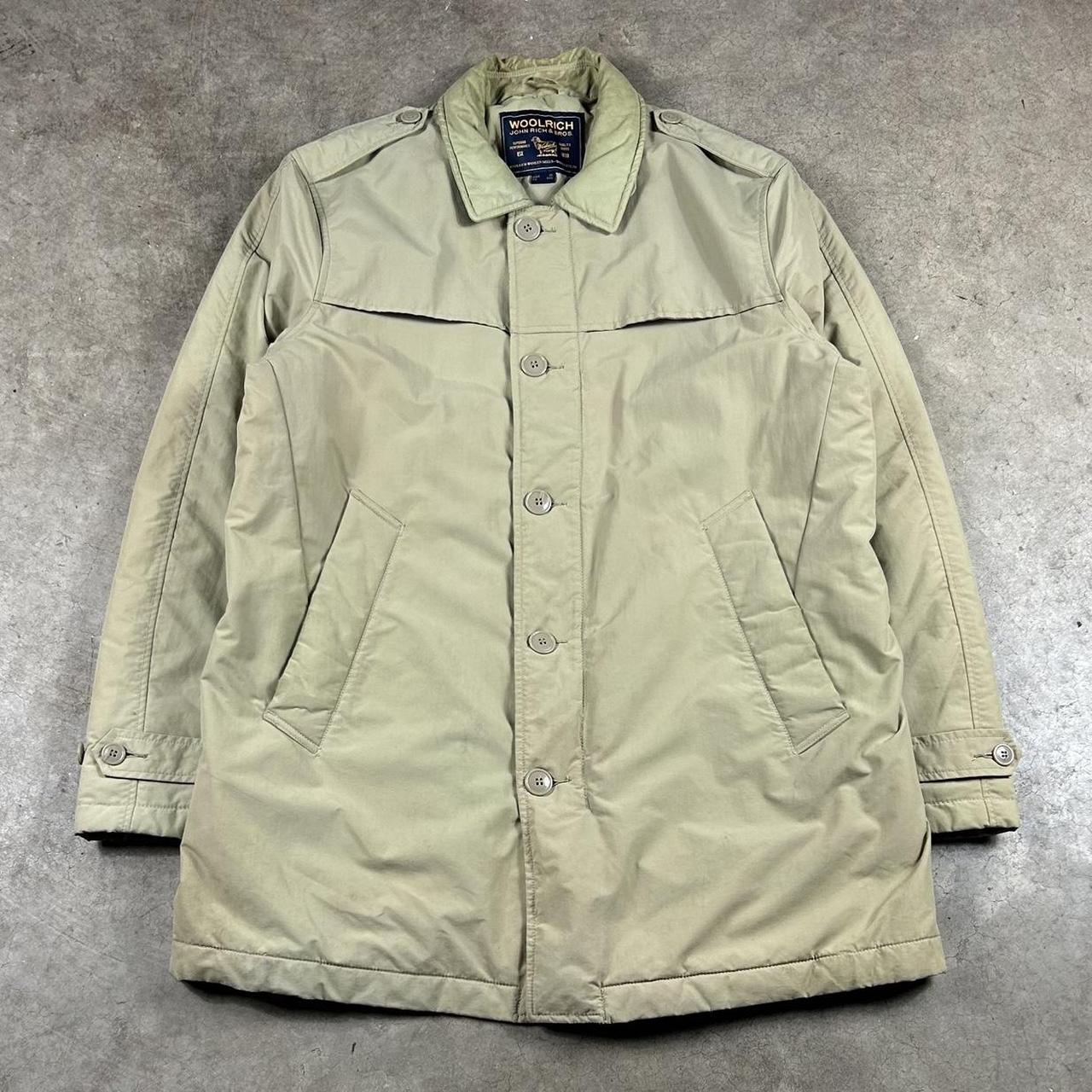 Vintage Woolrich Collared Jacket Beige XL