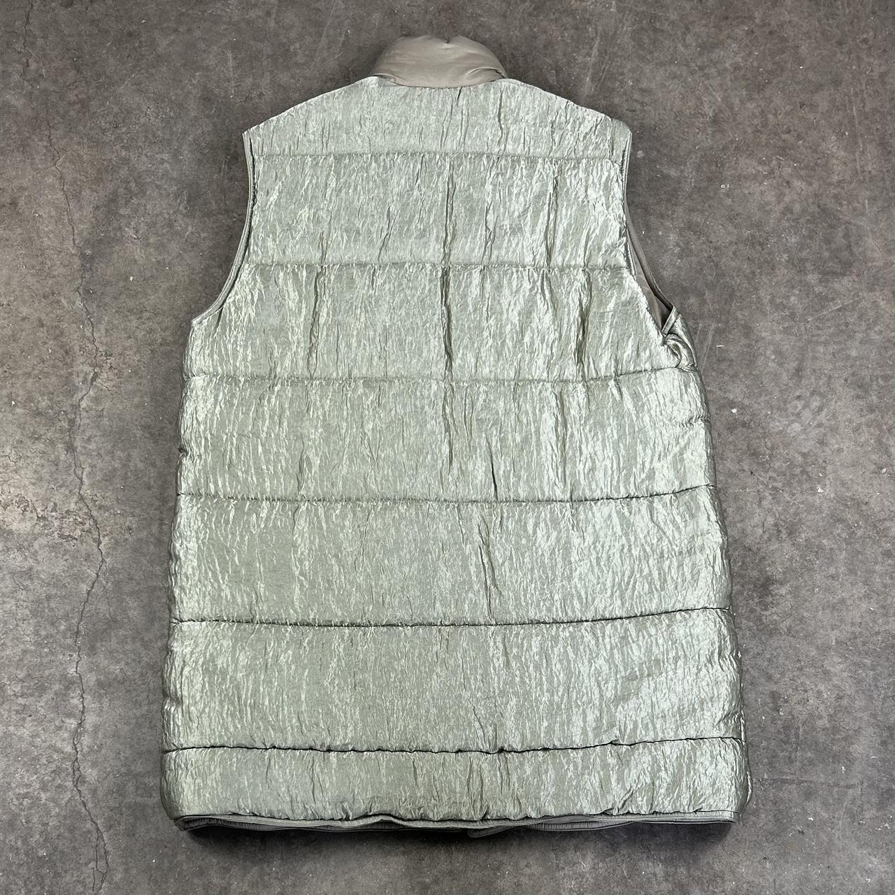 1980s Armani Reversible Down Gilet Khaki L