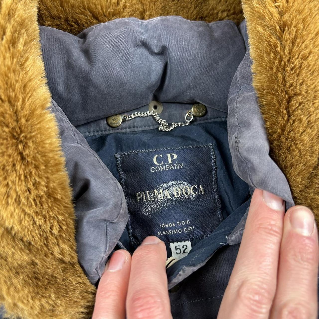 1991 CP Company Piuma D'Oca Down Jacket Navy Blue XL