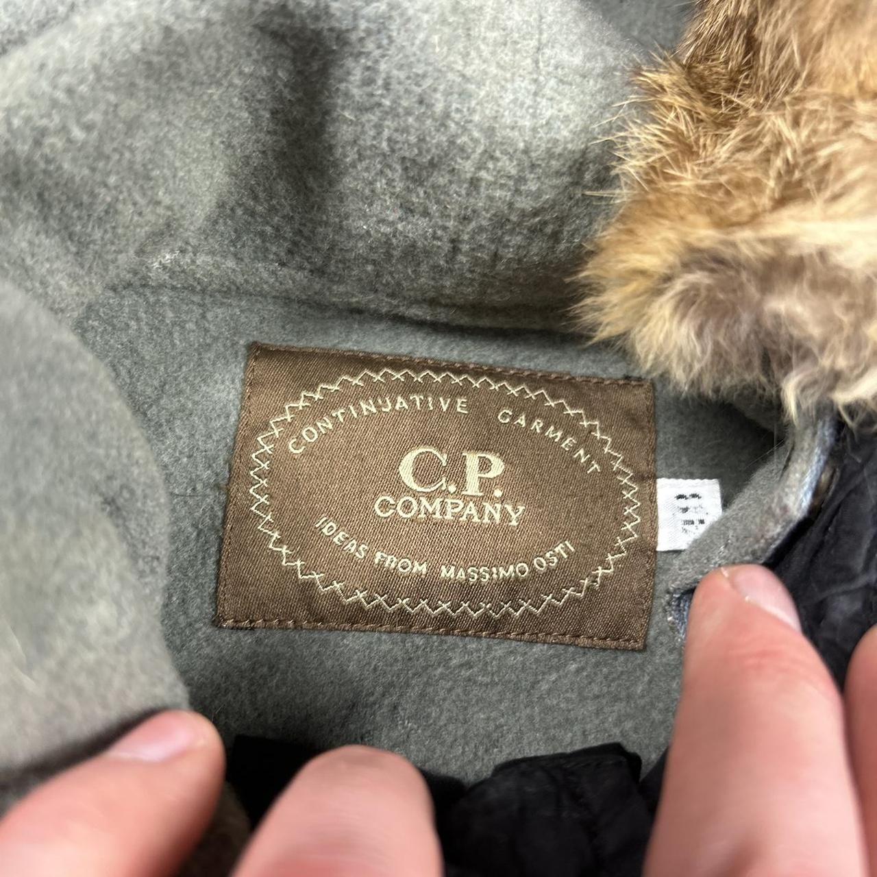 1993 CP Company Rubber Wool Jacket Black XL