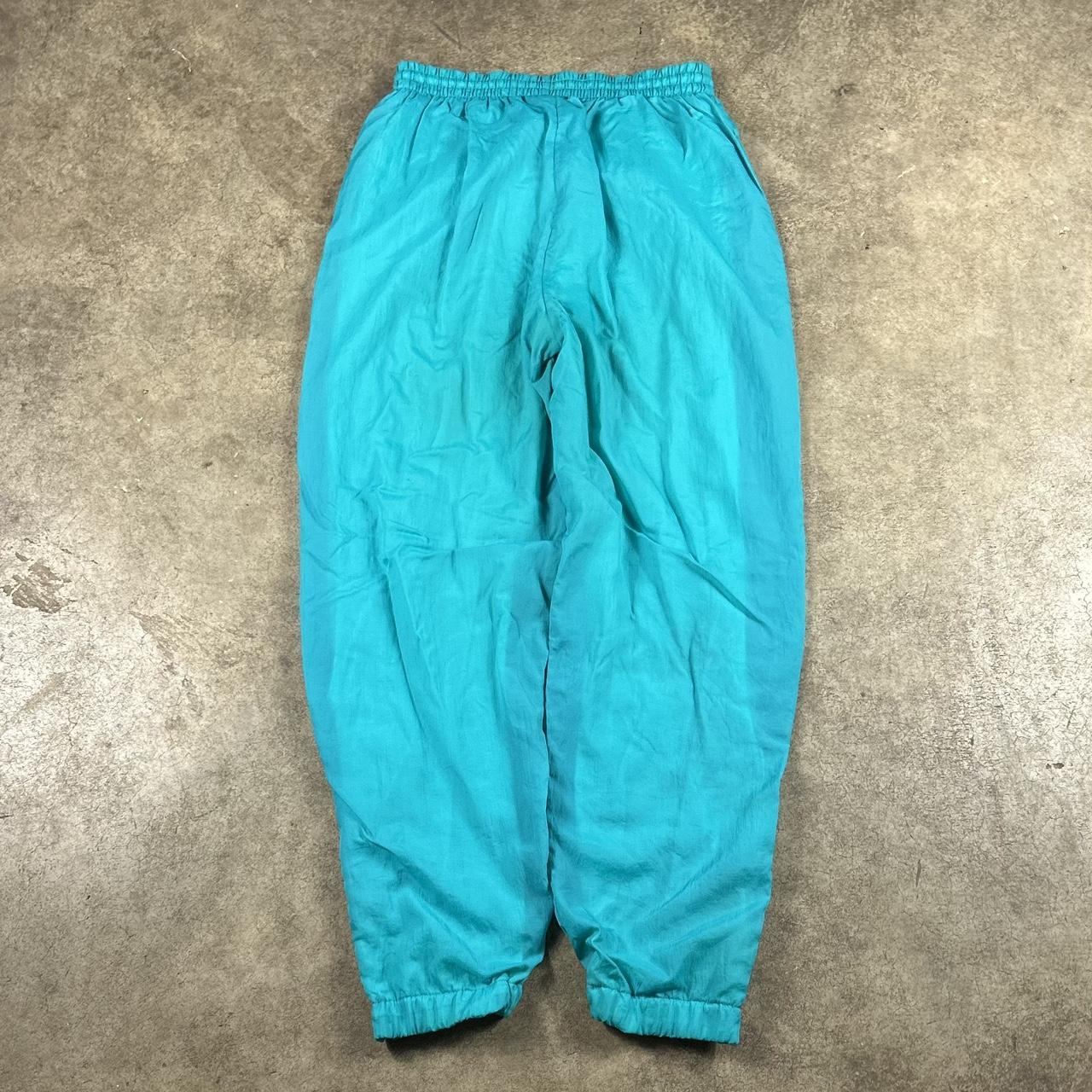 Vintage Le Coq Sportif Tracksuit Bottoms Turquoise S