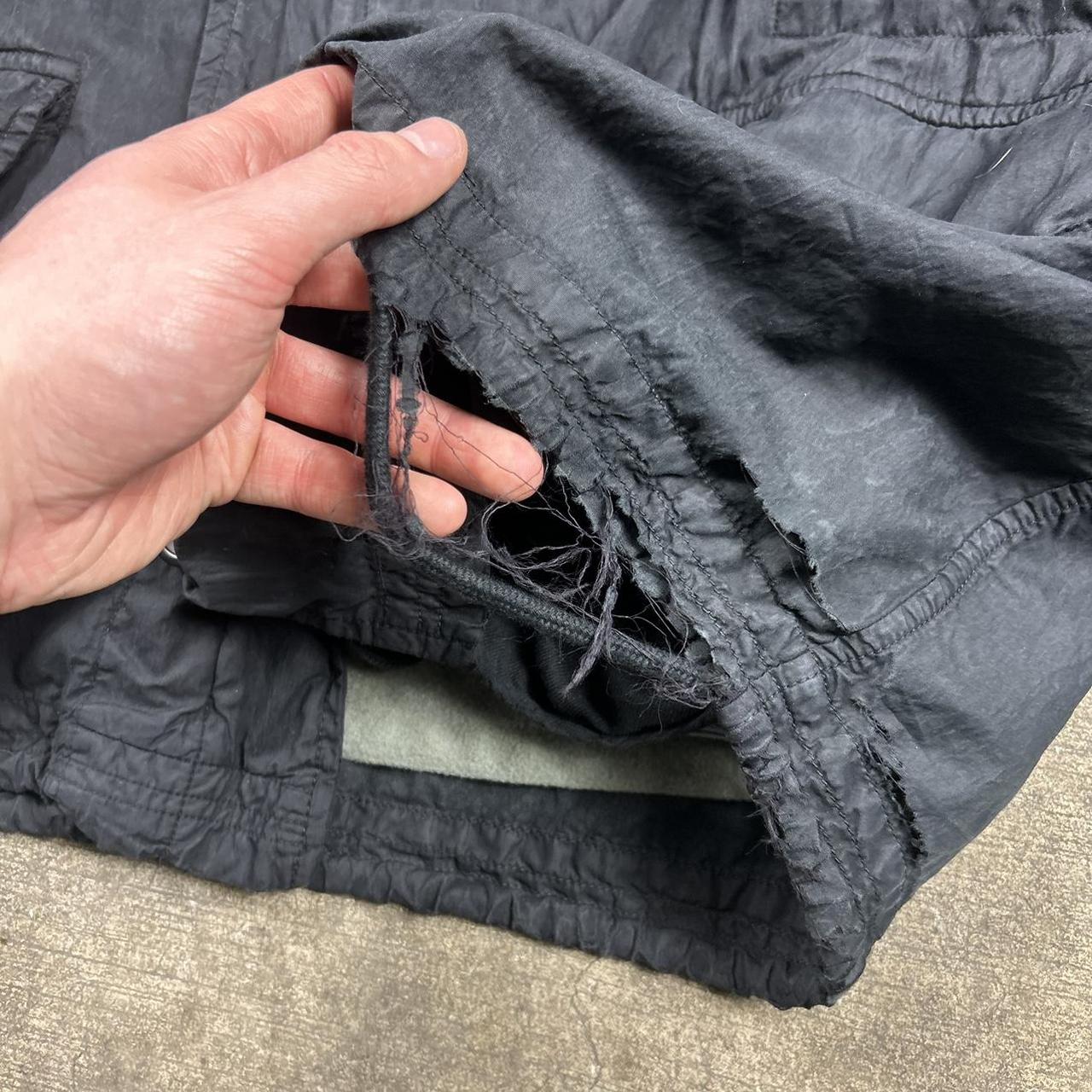1993 CP Company Rubber Wool Jacket Black XL