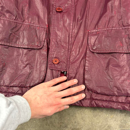 Vintage Boneville Hunting Jacket Burgundy XL