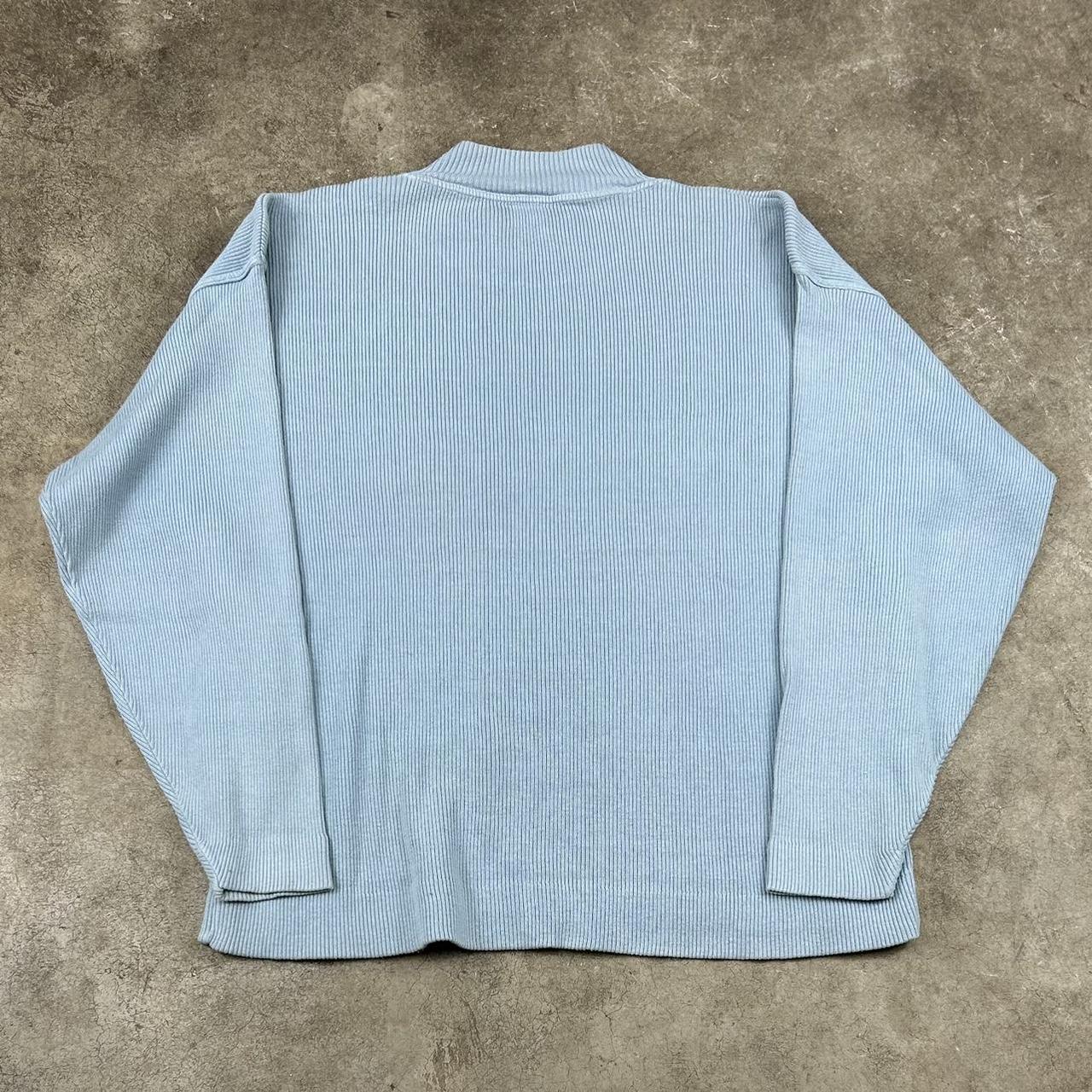 Vintage Stone Island Cotton Knitted Jumper Blue XL