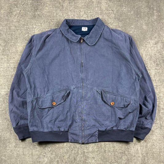 Vintage CP Company Bomber Jacket Blue L