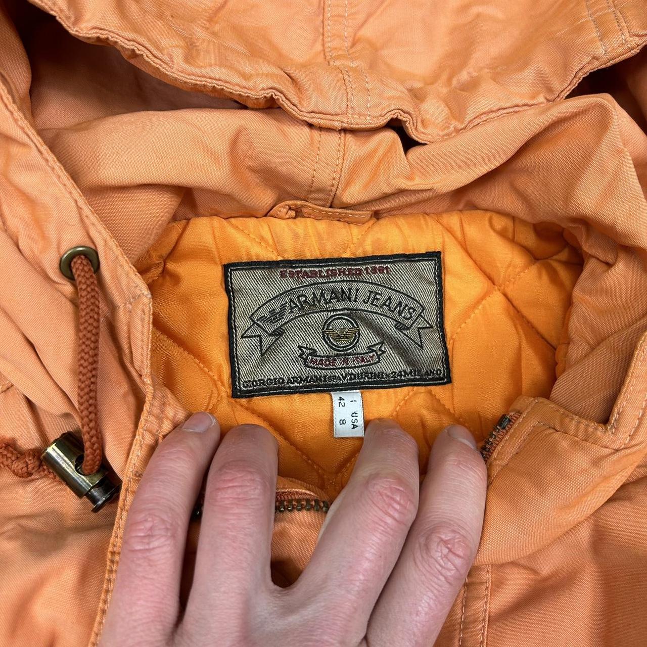 1990s Armani Quilted Jacket Orange L