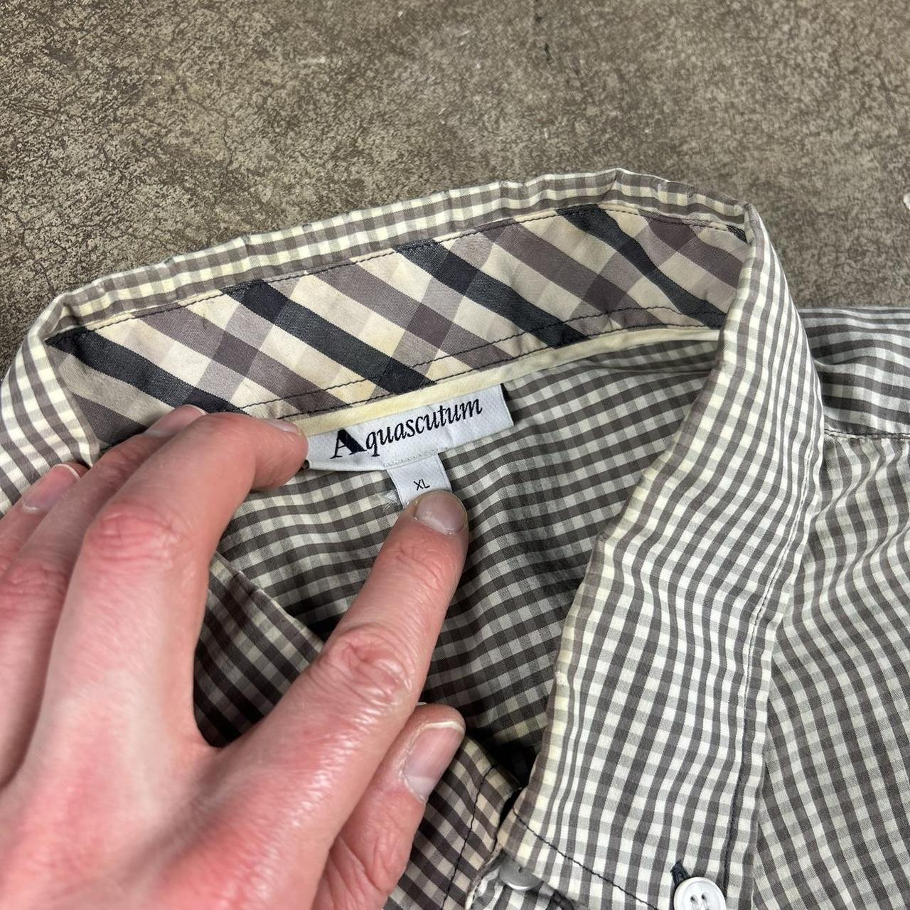 Vintage Aquascutum Shirt Checked XL