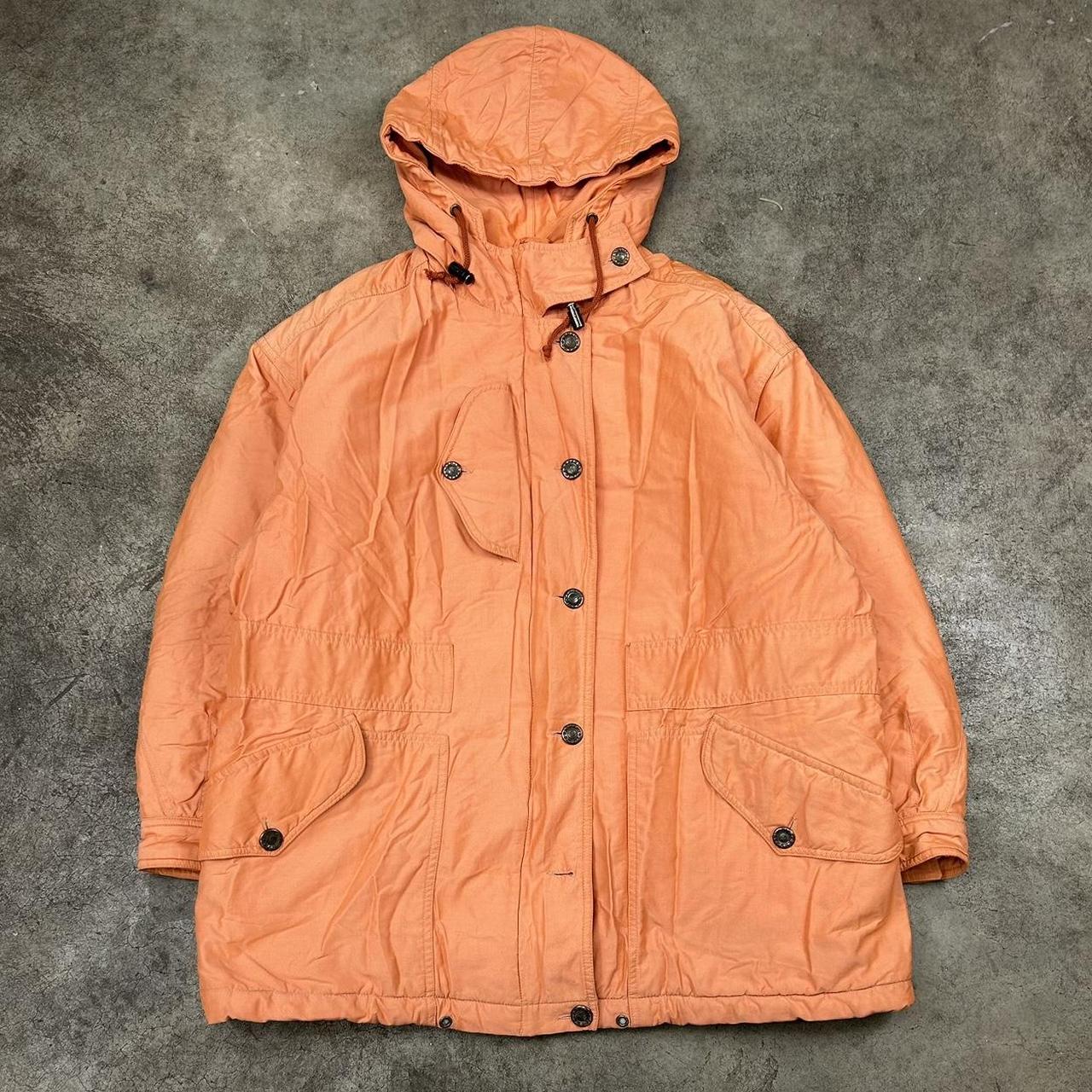 1990s Armani Quilted Jacket Orange L