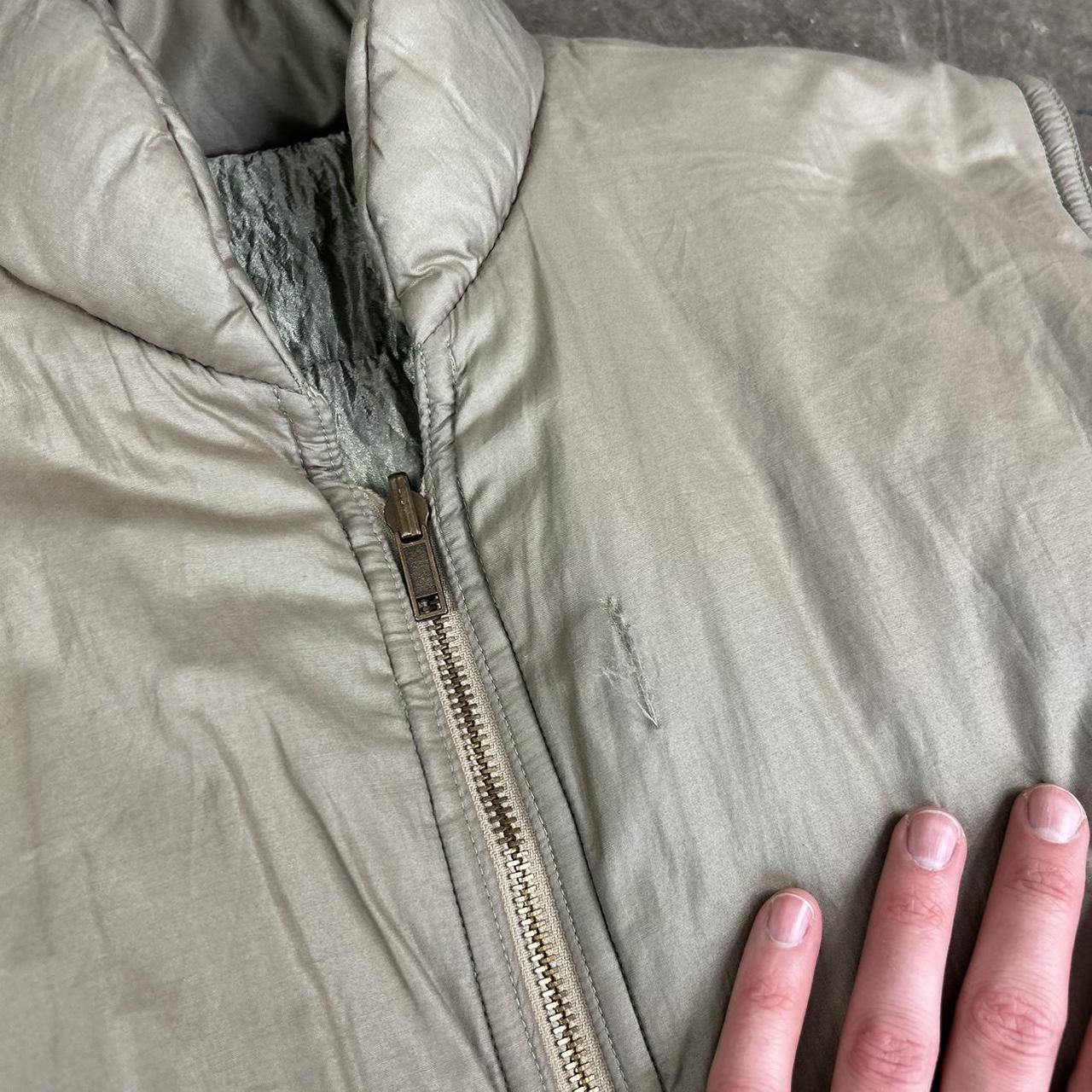 1980s Armani Reversible Down Gilet Khaki L