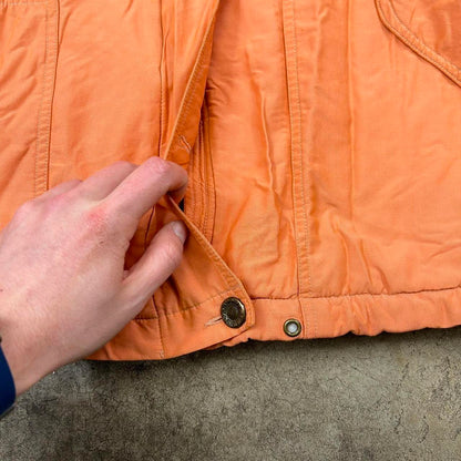 1990s Armani Quilted Jacket Orange L