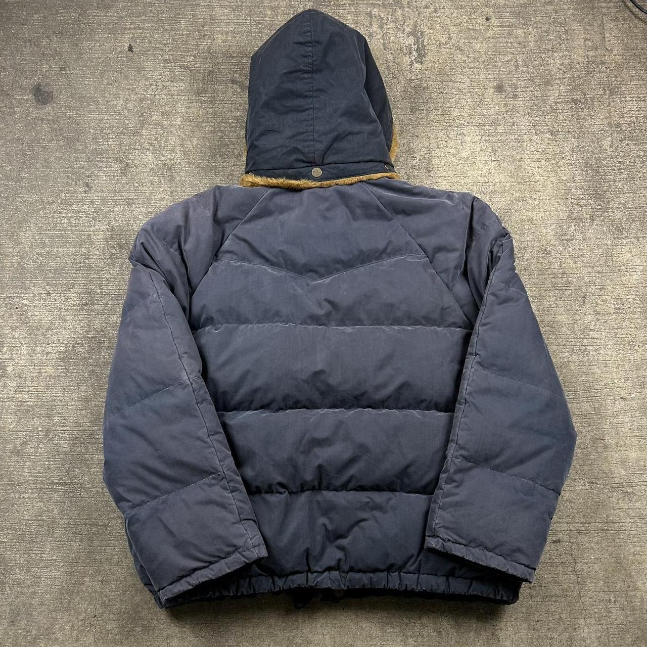 1991 CP Company Piuma D'Oca Down Jacket Navy Blue XL