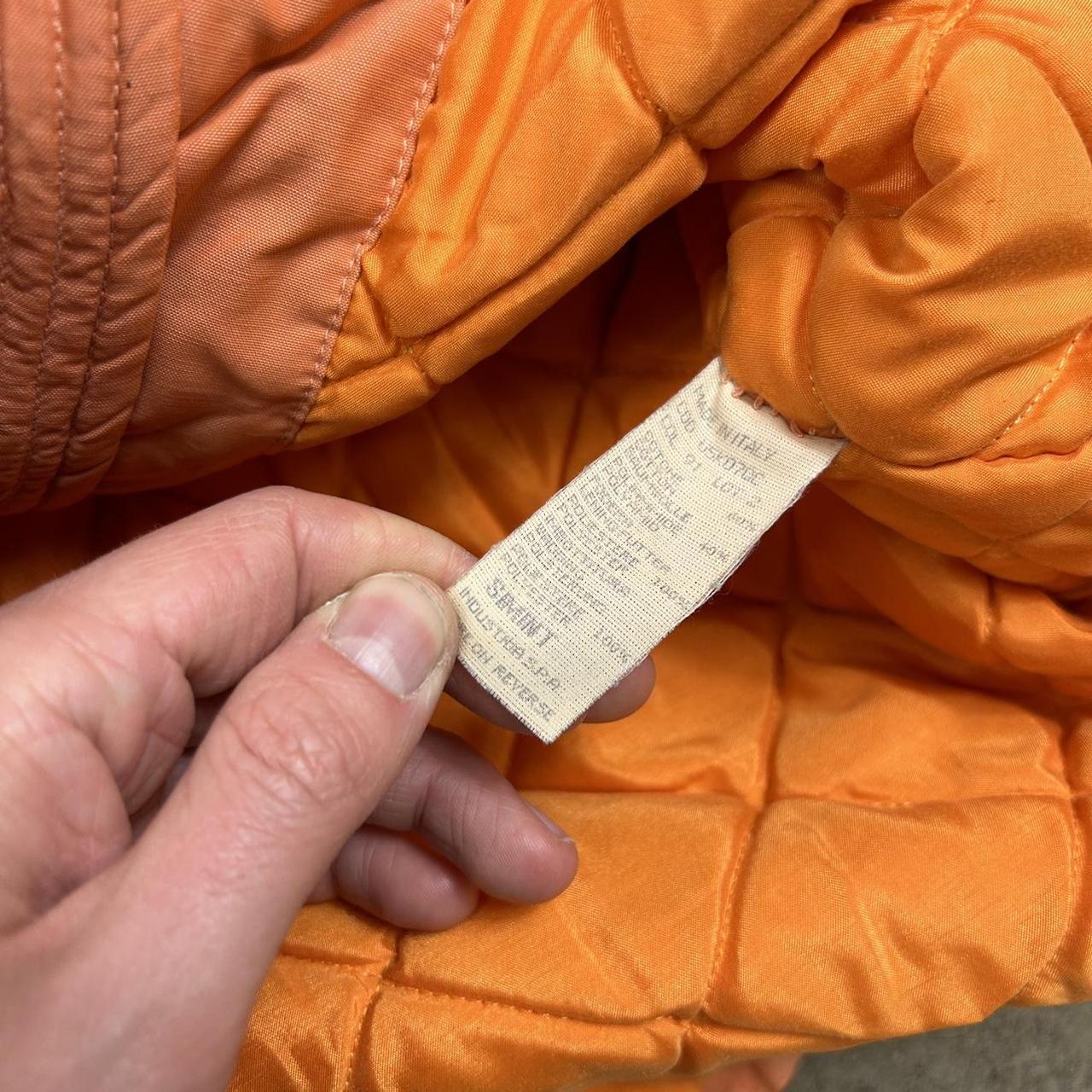 1990s Armani Quilted Jacket Orange L