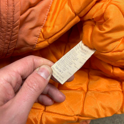 1990s Armani Quilted Jacket Orange L