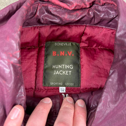 Vintage Boneville Hunting Jacket Burgundy XL
